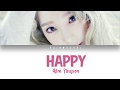 Taeyeon   happy hanromeng lyrics