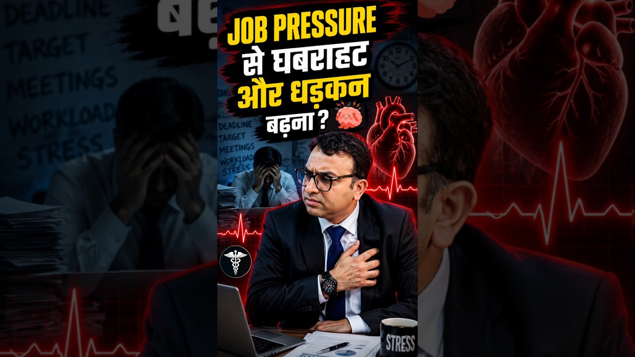 Work Stress vs Anxiety: Job Pressure Ki Wajah Se Ghabrahat Aur Dhadkan Badhna? 📉