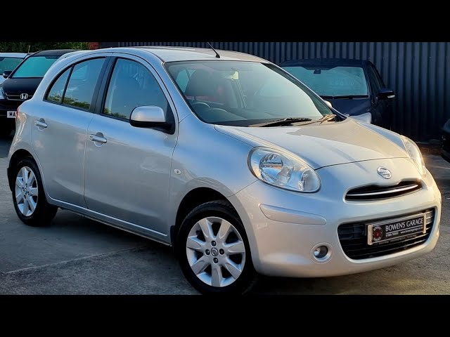 2012 (62) Nissan Micra Acenta 1.2 Auto 5Dr in Universal Silver. Just 7k  Miles! 2 Owners. £6990 