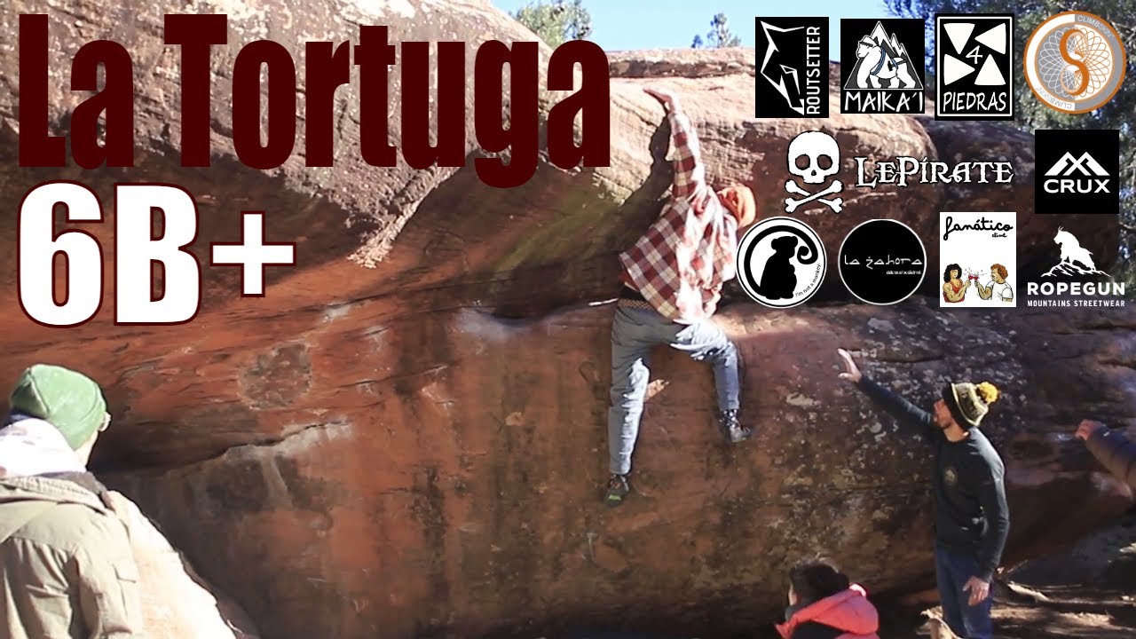 La Tortuga 6B+ | Albarracín Boulder | Sector Parking