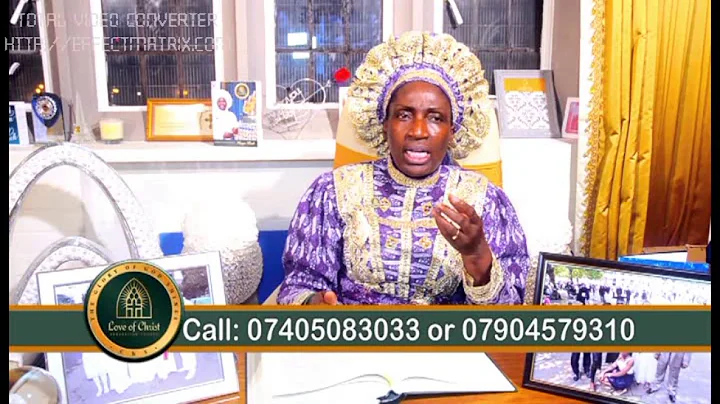 INSPIRATIONAL MOMENT WITH REV. MOTHER ESTHER AJAYI