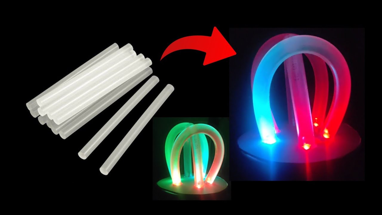 glue stick life hacks how to make led lamp at home smiletracker322