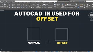 Autocad in used for offset | Autocad tutorials | offset command | offset in autocad | CAD tips