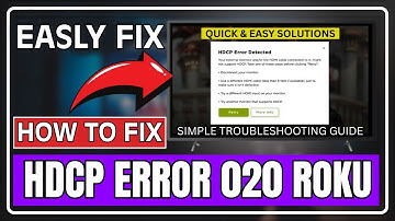 How to Fix Roku Error Code 020 | No Signal? HDCP Unauthorized?