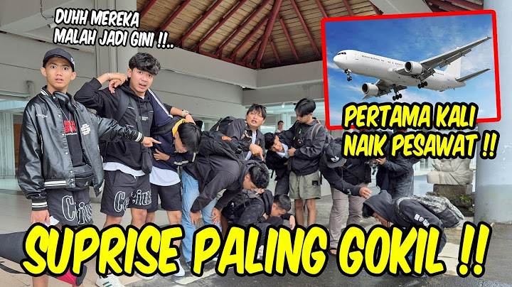 NGAKAK GAK ABIS-ABIS !! Beginilah ekspresi anak Kusumawara pertama kali naik pesawat
