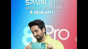 Techno Spark 8 Pro Revealed date....?🔥✌️