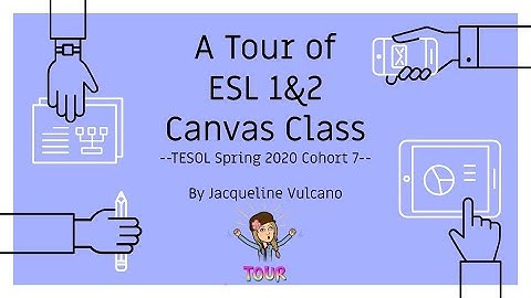 My ESL 1&2 Canvas Course