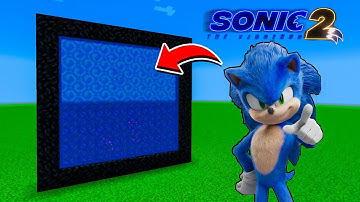 How to Make A Portal To The Sonic 2 Dimension in Minecraft!
