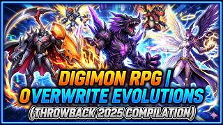 Digimon RPG | Overwrite Evolution Compilation