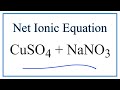 Spectator Ions and Net Ionic Equations