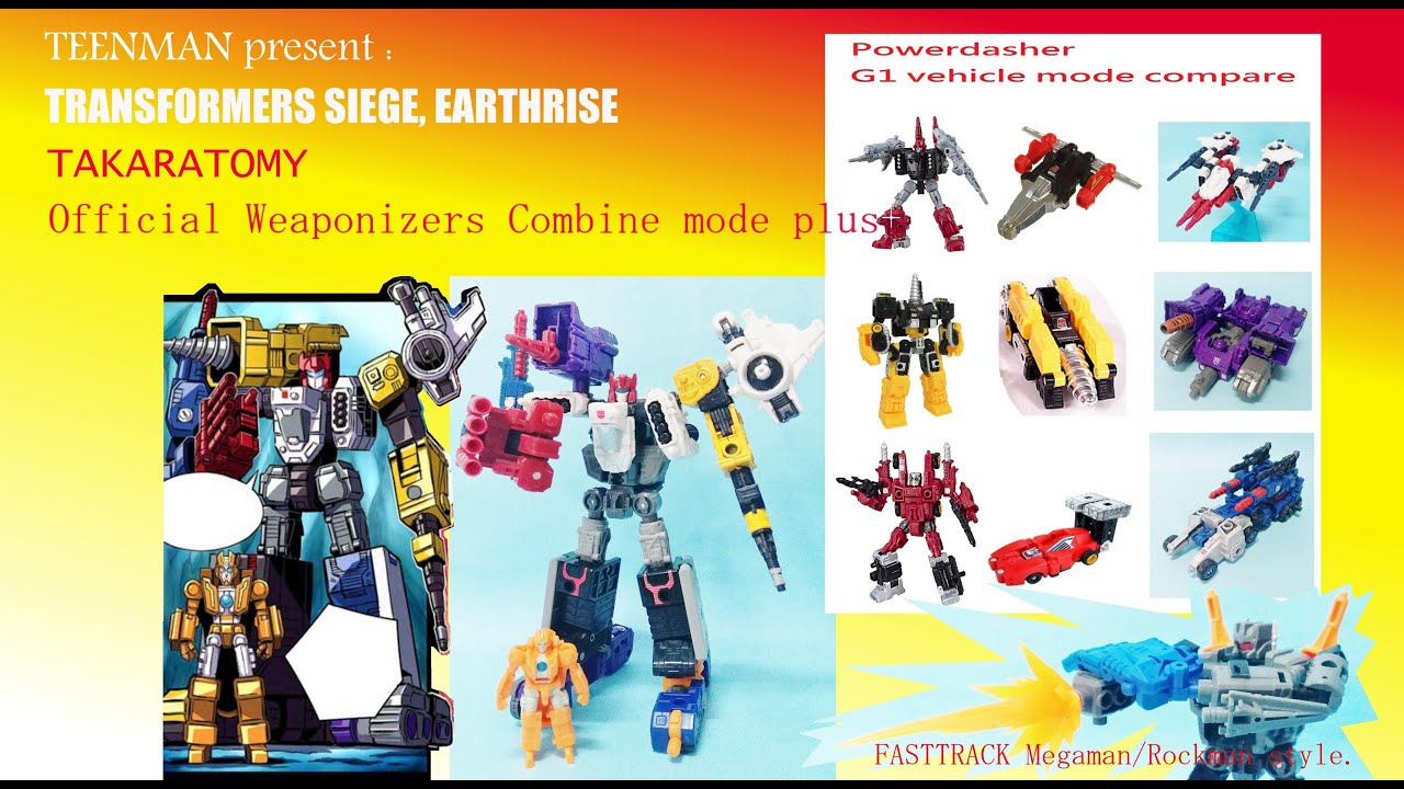 TRANSFORMERS SIEGE, EARTHRISE TAKARATOMY Official Weaponizers