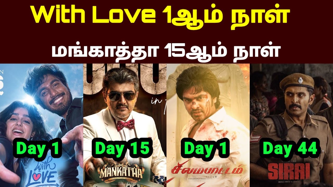With Love Movie on the 1st Day | Mankatha 15th Day collection 