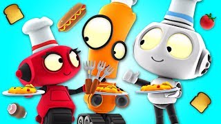 Learn Cooking | Preschool Learning Videos | Rob The Robot