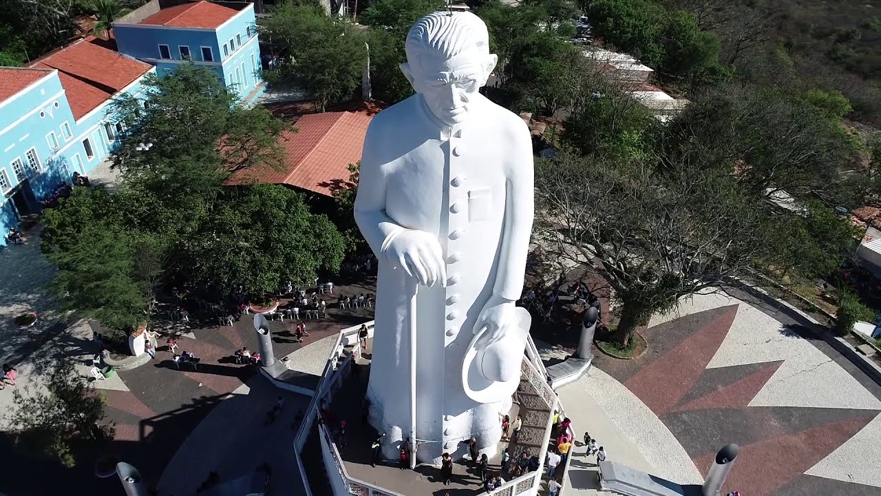 DRONE filma estátua do PADRE CÍCERO - Juazeiro do Norte/CE