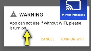 Miracast | App can not use if without Wifi, Please it turn on screenshot 4