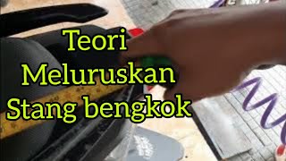 Cara meluruskan stang motor yang bengkok karna jatuh