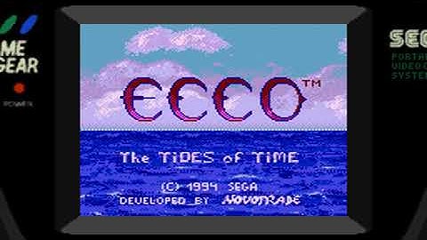 Intro-Demo - Ecco - The Tides of Time (USA, Europe, Game Gear)