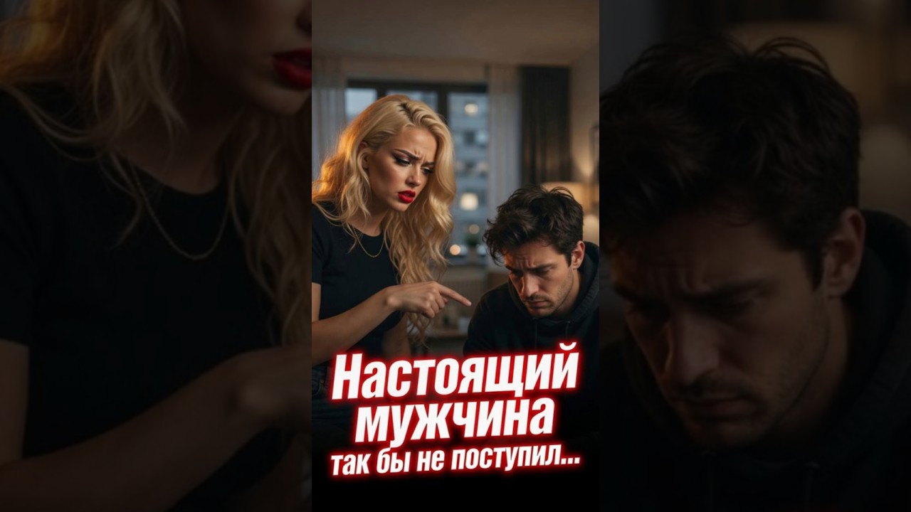 Настоящий мужчина так бы не поступил... Осуждение — токсичная манипуляция в отношениях.
