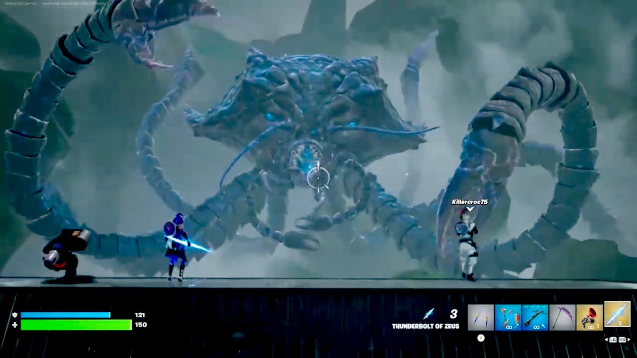 Completing the Percy Jackson: Siege of Monsters Fortnite UEFN map w/ @ComicBoy750