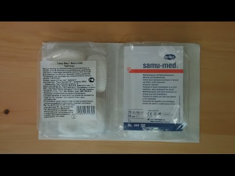 Samu-Med видео обзор медицинских гинекологических тампонов