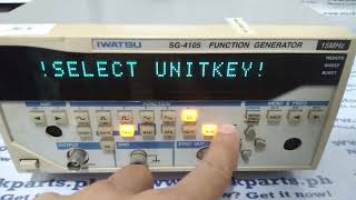 Iwatsu SG-4105 SG4105 Function Generator 15MHz w/ missing knob (Ship)