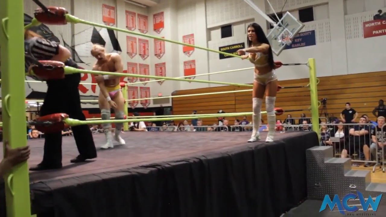 MCW Gia Scott and Joe Keys vs Rosa Mendes and Adam Rose