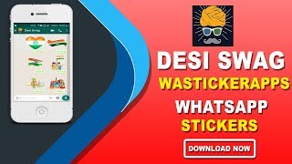 Desi Swag - WAStickerApps by SURAJ MAHAJAN | Promo Video | Play Store screenshot 4