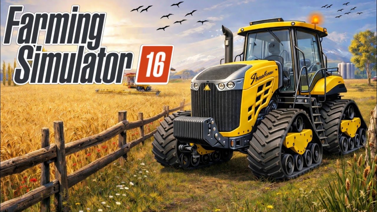 Fs 16 New Challenger Tractor Update Gameplay : timelapse #fs16 - YouTube