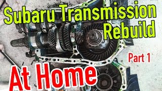 How to rebuild a Subaru Transmission at Home  Part 1: Teardown  Dirtcheapdaily : Ep.20