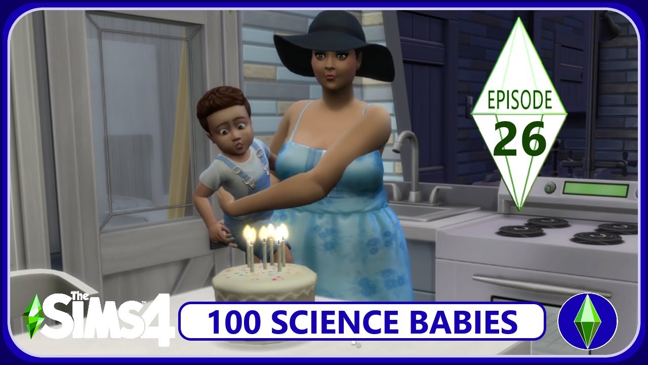Sims Science Baby Sans Toddlers - 100 SCIENCE Baby Challenge - Sims 4 - Episode 26 - YouTube