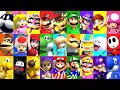 Mario Golf: Super Rush - All Characters Animations (DLC Included)