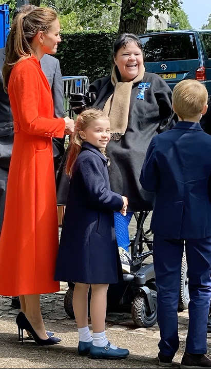 Why princess Charlotte looking like that???