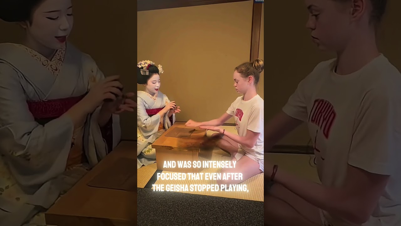 Удивительный скрытый талант: бросить вызов гейше в её собственной игре.