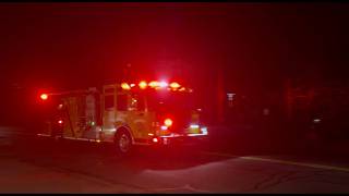 Milford, MA Fire Department Engine 3 responding