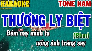 Karaoke Thương Ly Biệt Tone Nam (Bbm) | Karaoke Beat | 84