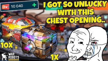 I GOT SO UNLUCKY WITH THIS CHEST OPENING IN WAR ROBOTS!!!