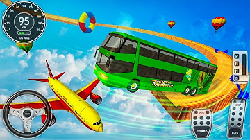 Ultimate Stunt Driving Bus 3D - Impossible Mega Ramp Bus Racing - Android IOS  GamePlay