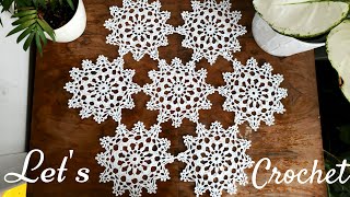 : Lace Crochet Doily Pattern | Classic Crochet Doily Tutorial  #crochetdoily