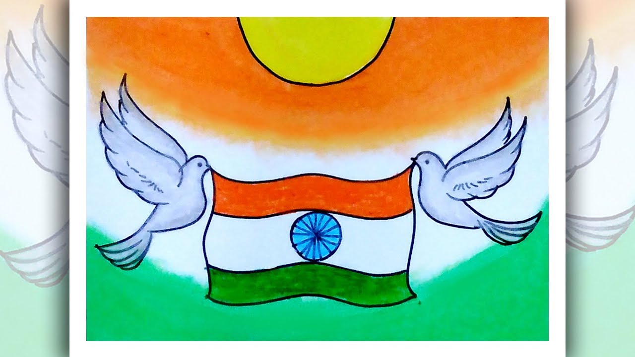 1822 India Independence Day Drawings Images Stock Photos  Vectors   Shutterstock