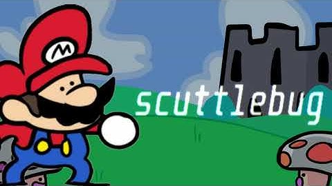 Scuttlebug -( but only mario no bf )- Vs FNF Classified
