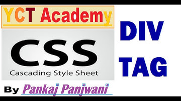 CSS By Pankaj Panjwani(Div Tag) | In Hindi