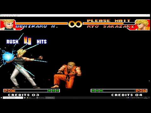 KOF97: Benimaru 1bar cross-up into 60%combo