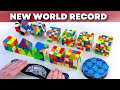 SPEED SOLVING OF ALL OFFICIAL WCA PUZZLES | NEW RECORD