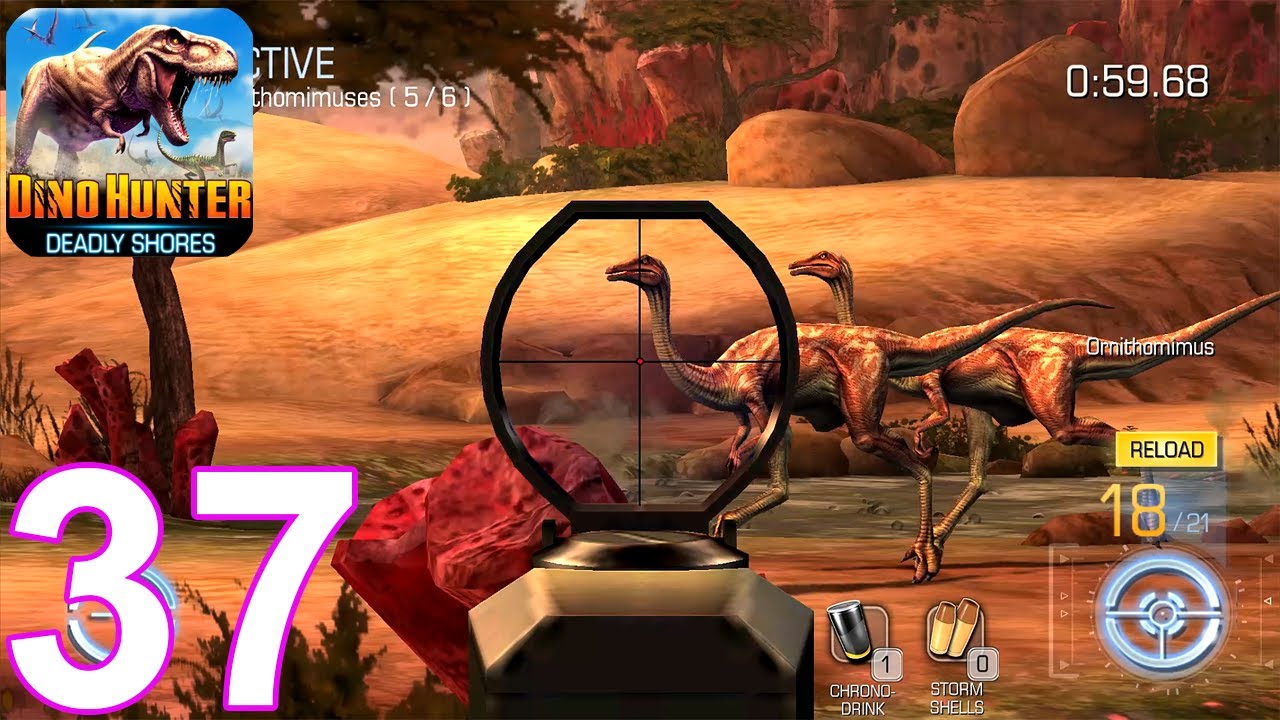 Dinosaur hunter deadly shores. Game for Android - Download