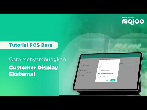 Menyambungkan Customer Display Eksternal dengan Kasir majoo