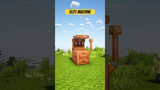 Minecraft Slot Machine Build Hack | Minecraft Shelf Update #minecraft #shorts