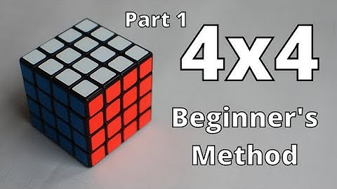 How to solve the 4x4 Rubik