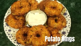 Potato Rings Recipe | आलू का नाश्ता | Unique Potato Nasta Recipe For Whole Family | Evening Snacks |