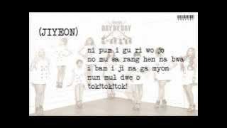 T-ARA Day by Day ~ Easy lyrics on screen