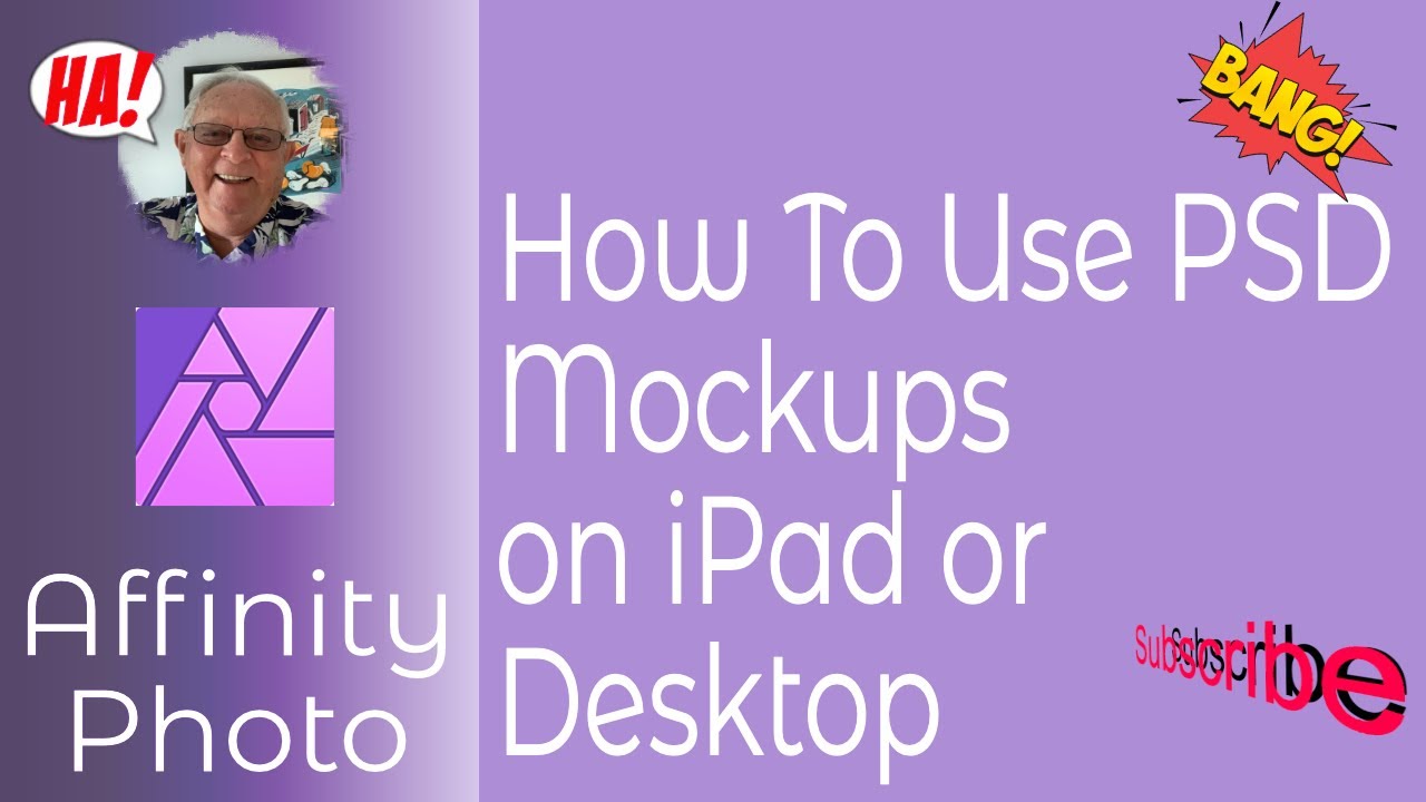 Download How To Use Psd Mock Ups In Affinity Photo Or Designer On Ipad Or Desktop In A Few Easy Steps Youtube